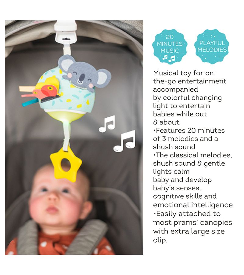 Μουσικό κρεμαστό παιχνίδι καροτσιού TAF TOYS Musical Koala